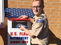 flag drop box for web